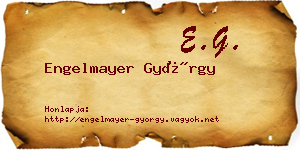 Engelmayer György névjegykártya